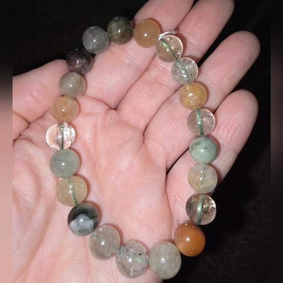 10mm High Quality Rutile Quartz Bracelet - Picture 2 of 3